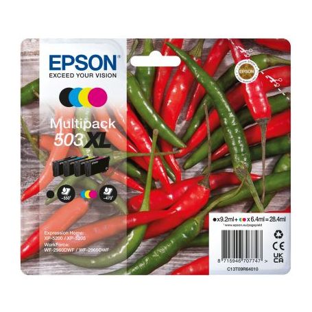 Epson Multipack 4-colours 503XL Ink - C13T09R64020