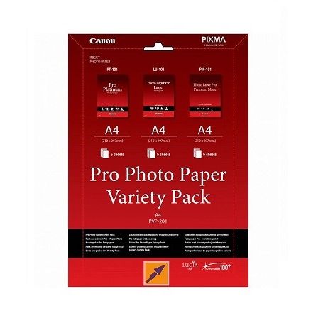 Canon Photo Paper Variety Pack PVP-201 PRO A4 - 6211B021