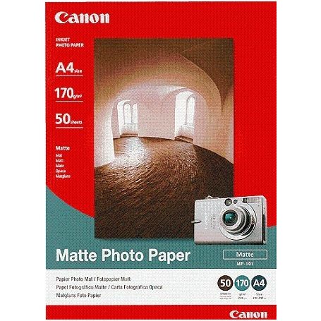 Canon Papel Foto Mate A4, Cx. 50 Folhas, 170 Grs. - 7981A005