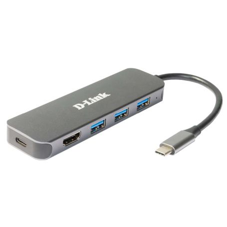 CONTROLADOR USB-C 5 EM 1 C HDMI D-LINK DUB-2333