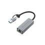 Conceptronic Gigabit USB 3.0 Network Adapter, Wake-on-LAN, Compatible with Nintendo Switch - ABBY08G