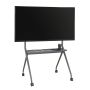 EWENT Heavy-Duty Stand for TVs 50 up to 86 inch with shelf, Max VESA 800x600, Max Weight 120Kg - EW1542
