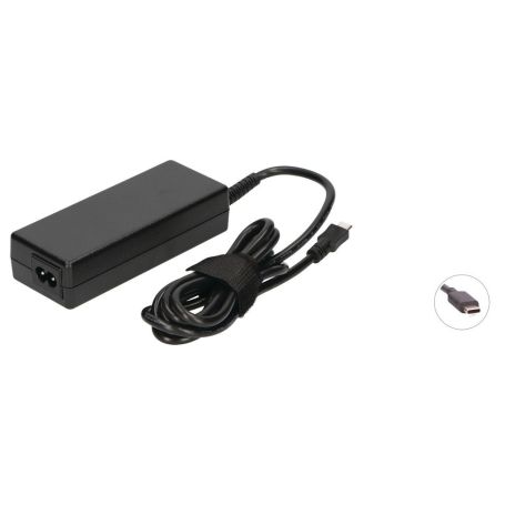 Power AC adapter 2-Power 110-240V - AC Adapter USB-C 5V 9V 12V 15V 20V 100W includes power cable 2P-492-BCWT
