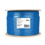 EWENT Cabo de Rede Cat 6A U UTP AWG23 1 CU 100mt. CPR Eca Calss SOLID, Jacket LSZH blue - IM1223