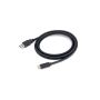 Equip USB 3.2 Gen 1 C to Cable, M M, 2.0m, 5G transfer, 3A, Black - 128344