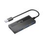 Equip 4-Port USB 3.0 Hub with USB-C Adapter - 128956