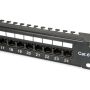 Equip Cat.6 Patch Panel 24-Port 19 Inch 1U, black, unshielded - 135425