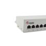 Equip Cat.6 Patch Panel 12-Port Desktop, light-grey, shielded - 227363