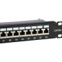 Equip Cat.6A Patch Panel 24-Port 19 Inch 1U black - 326625