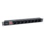 Equip 8-Outlet German Power Distribution Unit with IEC C14 plug (19'') - 333286