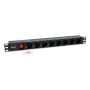 Equip 8-Outlet German Power Distribution Unit with IEC C14 plug (19'') - 333286