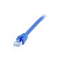 Equip Cat 8.1 S FTP (PIMF) Patch Cable,  LSOH, Blue color , 1.0M  - 608030