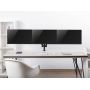 Equip Suporte Triple Monitor 17''-27'' Desk Mount Bracket - 650134