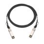 QNAP CAB-DAC50M-SFPP - Cabo de ligação directa 10GBase - SFP+ (M) para SFP+ (M) - 5 m - axial duplo - para QNAP QSW-M2106-4C