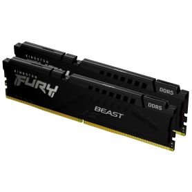Kingston ValueRAM 64GB 5600MT s DDR5 CL40 DIMM (Kit of 2) FURY Beast Black - KF556C40BBK2-64