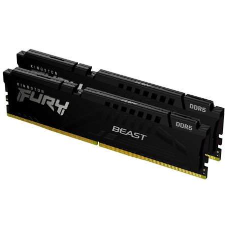 Kingston ValueRAM 64GB 5600MT s DDR5 CL40 DIMM (Kit of 2) FURY Beast Black - KF556C40BBK2-64