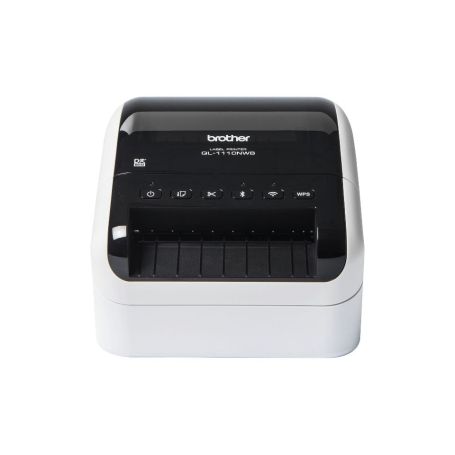 Brother QL1110NWBC - Impressora de etiquetas com placa de rede integrada, 69 etiquetas min - Resolução 300ppp