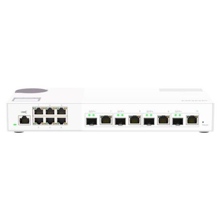 QNAP QSW-M2106-4C - Interruptor - Administrado - 6 x 2.5GBase-T + 4 x combo 10 Gigabit SFP+ RJ-45 - desktop