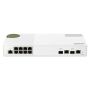 QNAP QSW-M2108-2C - Interruptor - Administrado - 2 x 10 Gigabit SFP+ + 8 x 2.5GBase-T - desktop