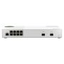 QNAP QSW-M2108-2S - Interruptor - Administrado - 2 x 10 Gigabit SFP+ + 8 x 2.5GBase-T - desktop