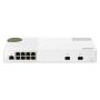 QNAP QSW-M2108-2S - Interruptor - Administrado - 2 x 10 Gigabit SFP+ + 8 x 2.5GBase-T - desktop