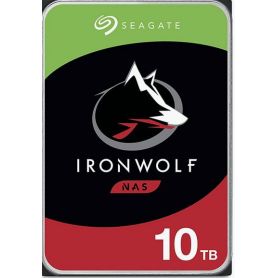 Seagate IronWolf ST10000VN000 - Disco rígido - 10 TB - interna - 3.5'' - SATA 6Gb s - 7200 rpm - buffer 256 MB