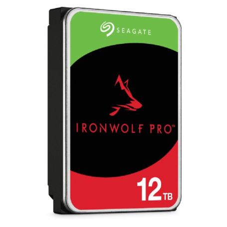 Seagate IronWolf Pro ST12000NT001 - Disco rígido - 12 TB - interna - 3.5'' - SATA 6Gb s - 7200 rpm - buffer 256 MB