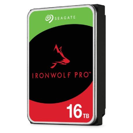 Seagate IronWolf Pro ST16000NT001 - Disco rígido - 16 TB - interna - 3.5'' - SATA 6Gb s - 7200 rpm - buffer 256 MB
