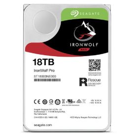 Seagate IronWolf Pro ST18000NT001 - Disco rígido - 18 TB - interna - 3.5'' - SATA 6Gb s - 7200 rpm - buffer 256 MB
