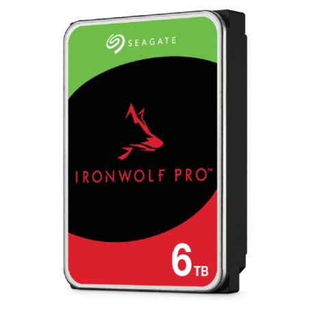 Seagate IronWolf Pro ST6000NT001 - Disco rígido - 6 TB - interna - 3.5'' - SATA 6Gb s - 7200 rpm - buffer 256 MB