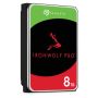 Seagate IronWolf Pro ST8000NT001 - Disco rígido - 8 TB - interna - 3.5'' - SATA 6Gb s - 7200 rpm - buffer 256 MB