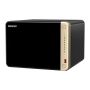 6-Bay desktop NAS, Intel® Celeron® N5105 N5095 quad-core, 8 GB onboard not expandable, 6 x 3.5