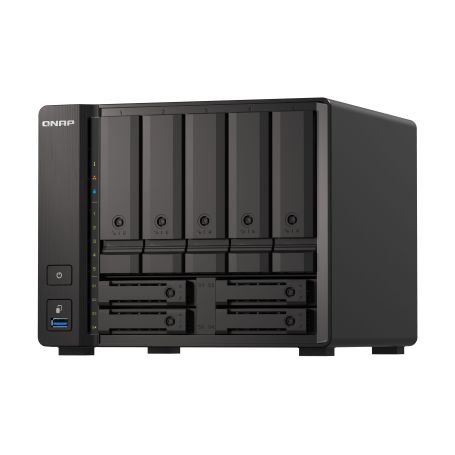 QNAP TS-H973AX-8G - Servidor NAS - 9 baias - SATA 6Gb s - RAM 8 GB - 2.5 Gigabit Ethernet   10 Gigabit Ethernet