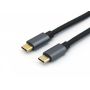Equip USB 3.2 Gen 2 C to C Cable , M M, 1.0m, 10G transfer, 5A(100W), Black - 128354