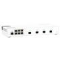 QNAP QSW-M2106-4S - Interruptor - Administrado - 6 x 2.5GBase-T + 4 x 10Gb Ethernet SFP+ - desktop