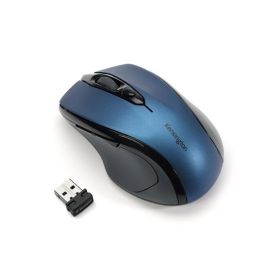 Kensington Pro Fit Mid-Size - Rato - para direita - óptico - sem fios - 2.4 GHz - receptor sem fio USB - sáfira azul