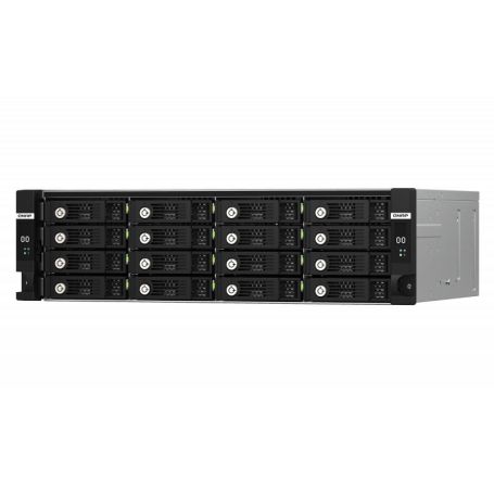 QNAP TL-R1620Sdc - Matriz de disco rígido - 16 baias (SATA-600   SAS-3) - SAS 12Gb s (externo) - montável em bastidor - 3U