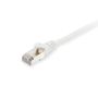 Equip Cat.6A S FTP Patch Cable, 1.0m, White - 606003