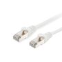 Equip Cat.6A S FTP Patch Cable, 0.5m, White - 606002