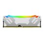 Kingston ValueRAM 16GB 6400MT s DDR5 CL32 DIMM FURY Renegade RGB White XMP - KF564C32RWA-16