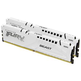 Kingston ValueRAM 64GB 5600MT s DDR5 CL40 DIMM (Kit of 2) FURY Beast White XMP - KF556C40BWK2-64