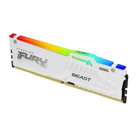 Kingston ValueRAM 32GB 5200MT s DDR5 CL40 DIMM FURY Beast White RGB XMP - KF552C40BWA-32