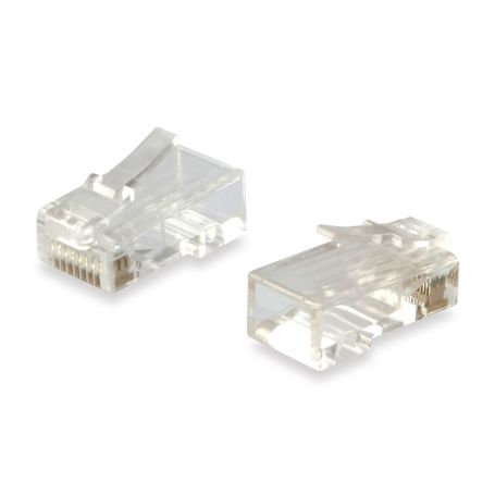FICHA RJ45 CAT6 UTP PACK100 EQUIP 121144