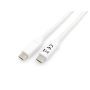 Equip USB 3.2 Gen 1 C to C Cable, M M, 2.0m, M M, 5G transfer, 3A (60W), White - 128362