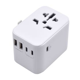 EWENT Adaptador de viagem Universal com fichas EU EUA RU AUS e 2 USB ports e 3 Type-C - EW1470