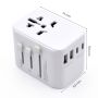 EWENT Adaptador de viagem Universal com fichas EU EUA RU AUS e 2 USB ports e 3 Type-C - EW1470