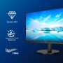 Philips V-line 275V8LA - Monitor LED - 27'' - 2560 x 1440 QHD - VA - 250 cd m² - 40001 - 4 ms - HDMI, DisplayPort - altifalantes