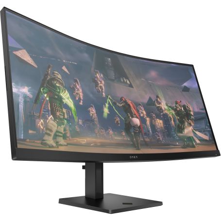 HP OMEN 34c - Monitor Gaming Curvo 34'', Resolução WQHD (3440 x 1440), Brilho 400nits, Contraste 30001 - 780K8E9-ABB