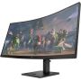 HP OMEN 34c - Monitor Gaming Curvo 34'', Resolução WQHD (3440 x 1440), Brilho 400nits, Contraste 30001 - 780K8E9-ABB