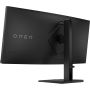 HP OMEN 34c - Monitor Gaming Curvo 34'', Resolução WQHD (3440 x 1440), Brilho 400nits, Contraste 30001 - 780K8E9-ABB